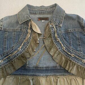 Cop. Copine cropped women denim jacket
